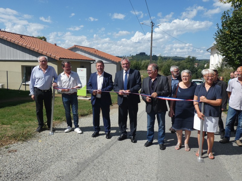 PEYRAT-LE-CHÂTEAU Inauguration de 4 pavillons adaptés  aux personnes à mobilité réduite 